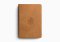 ESV Giant Print Personal Size Bible, Red Letter, Thumb Indexed (TruTone, Nubuck Caramel, Wildflower Design)
