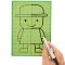 Lattice Symmetry Wipe Clean Drawing Boards (Pack of 10)