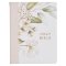 Feather Gray Floral Faux Leather Hardcover King James Version Note-taking Bible