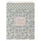 Spiral Notepad XL Blue Floral Strength And Dignity Prov. 31:25