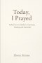 Today I Prayed: Reflections for Stillness, Gratitude, Healing and Surrender