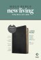 NLT Large Print Thinline Center-Column Reference Bible, Filament Enabled (LeatherLike, Black Holy Windows, Red Letter)