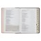 NLT, The Spiritual Growth Bible Faux Leather, Two-tone Pink and Brown