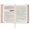 Devotional Bible NLT for Women Faux Leather, Pink