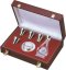 6 Piece Communion Set Sterling Silver With Case