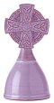 Blue Celtic Pottery Cross