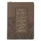 Journal Classic Zip Brown Strong & Courageous Josh. 1:9