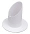 White Candle Holder D 4 cm