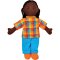 Dad Doll - Black Skin & Black Hair