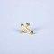 Lapel Pin Budded Cross Gold Pack of 6