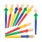 Chubby Non-Roll Paint Brushes (Pack of 12)