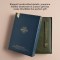 CSB Personal Size Bible, Holman Handcrafted Collection, Zipper Closure, Marbled Olive Premium Calfskin