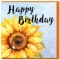 Sunflower Birthday Card