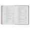 NLT Plum Floral Faux Leather Spiritual Growth Bible