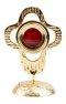 Golden Plated Reliquary H 18 cm
