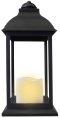 Black Finish LED Candle Lantern