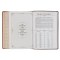 KJV Dark Brown and Honey Brown Faux Leather Large Print King James Version Study Bible with Thumb Index
