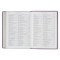 NLT Plum Floral Faux Leather Spiritual Growth Bible