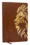 NKJV, Personal Size Thinline Bible with Cross References, Brown Leathersoft, Comfort Print, Red Letter, Thumb Indexed