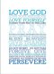 Love God (Blue Mix) By Preditos - A4 Print