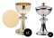 Nickel Plated Chalice with Gold Plated Inside, Paten & Ciborium