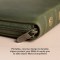 CSB Personal Size Bible, Holman Handcrafted Collection, Zipper Closure, Marbled Olive Premium Calfskin
