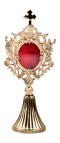 Gold Plated Reliquary H 22 cm
