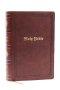 NKJV Bible: Personal Size Giant Print, Brown Leathersoft, Holy Bible, Red Letter, Comfort Print: New King James Version