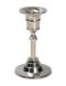 Nickel Plated Candle Holder H 12 cm