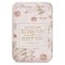 Phone Wallet Magnetic White Floral Bless You And Keep You Num. 6:24