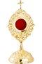 Gold Plated Reliquary H 14 cm