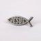 Lapel Pin Jesus/Fish Pewter Pack of 6