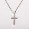 20" Sterling Silver Cross Necklace