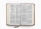ESV Large Print Thinline Bible (TruTone, English Saddle, Emblem Design)