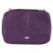 Bible Cover Organizer Two-fold Warm Purple w/Ichthus Badge