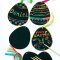 Scratch Art Egg Decorations - Pack of 12