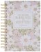 Journal Spiral Pink Floral Bless You And Keep You Num. 6:24
