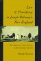 Law And Providence In Joseph Bellamy\'s New England