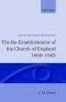 Re-establishment Of The Church Of England 1660-1663