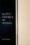 Kant's Critique of Spinoza