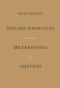 Pseudo-Dionysius and the Metaphysics of Aquinas