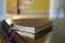 NIV, Thinline Reference Bible (Deep Study at a Portable Size), Bonded Leather, Burgundy, Red Letter, Thumb Indexed, Comfort Print