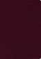 NASB, Thinline Bible, Large Print, Bonded Leather, Burgundy, Red Letter, 1995 Text, Comfort Print