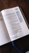 NIV, Reference Bible, Deluxe Single-Column, Premium Goatskin Leather, Black, Premier Collection, Black Letter, Art Gilded Edges, Comfort Print