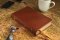 NIV, Personal Size Bible, Large Print, Genuine Leather, Buffalo, Brown, Red Letter, Art Gilded Edges, Comfort Print