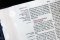 NIV, Thompson Chain-Reference Bible, Leathersoft, Navy, Thumb Indexed, Red Letter, Comfort Print