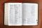 ESV, Thompson Chain-Reference Bible, Bonded Leather, Black, Red Letter, Thumb Indexed