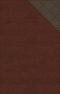 NIV, Thinline Bible, Leathersoft, Brown, Red Letter, Comfort Print