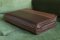 Extra Large Rugged Cross Two Tone Brown Bible Cover, XL