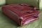 Extra Large Burgundy Imitation Skin Effect Bible Cover, XL